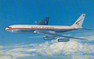 World Airways Boeing Intercontinental 707-320C Jetliner