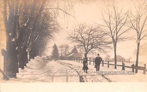 Snow Scene - Easton, Pennsylvania