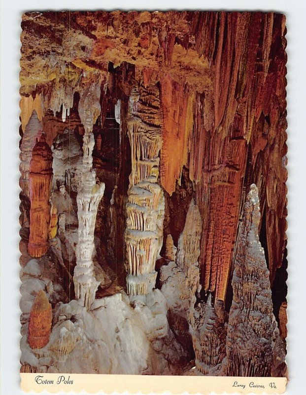 Postcard Totem Poles, Luray Caverns, Luray, Virginia