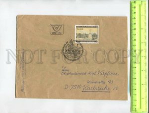 476237 1980 Austria exhibition Wien real posted to Germany FDC First Day Cover
