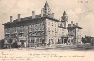 Colorado Springs Colorado The Antlers Vintage Postcard AA36660