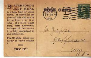 Blanchford's Calf Meal Ad Card