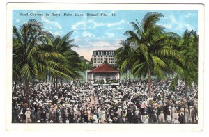 Band Concert, Royal Palm Park, Miami, Florida, Used