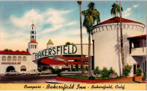 Bakersfield, California - The overpass at the Bakersfield Inn - in 1952