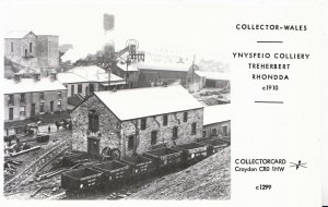 Wales Postcard - Ynysfeio Colliery - Treherbert - Rhondda - Pamlin Prints   U105