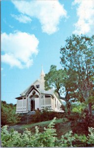 Postcard Hawaii Kona Honaunau - St. Benedict's Catholic Church