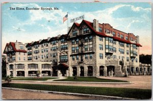 The Elms Hotel & Spa Excelsior Springs Missouri MO Landscaped Grounds Postcard