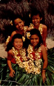 Hawaii Bright Faces Hawaiian Youngsters 1958