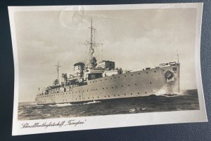 Mint Germany Real Picture Postcard RPPC German Navy Speed Boat Tsingtau