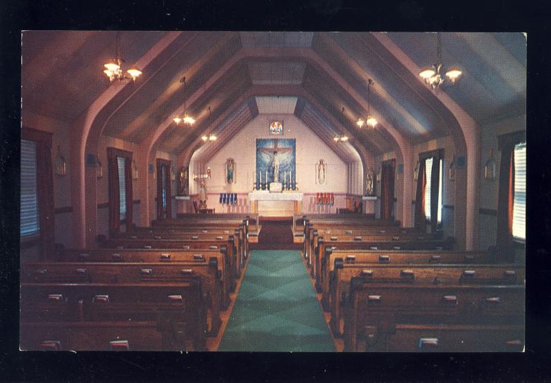 Manville, Rhode Island/RI Postcard, Our Lady Of Fatima Retreat House