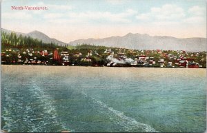 North Vancouver British Columbia Burrard Inlet North Shore Unused Postcard H47