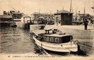 CPA LORIENT - La Vedette de PORT-LOUIS quittant le Port (368878)