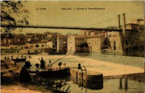 CPA GAILLAC - Ecluse et Pont Suspendu (477719)