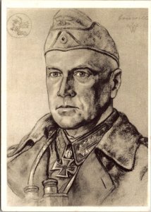 Mint Germany Willrich PPC Picture Postcard WW2 General Cruwell