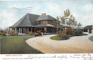 Omaha Country Club Nebraska 1906 postcard