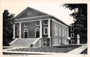 C11/ Opp Alabama AL Postcard c1920 M.E. Church South Church Building