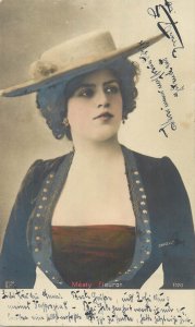 Theatre & Opera singer and dancer Belle Epoque glamor starlet Meaty Fleuron 1901