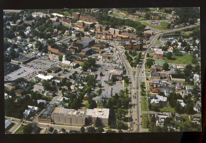 Claremont, New Hampshire/NH Postcard, Aerial View Of Community