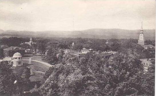 New Hampshire Hanover View From Tower Dartmouth College Albertype