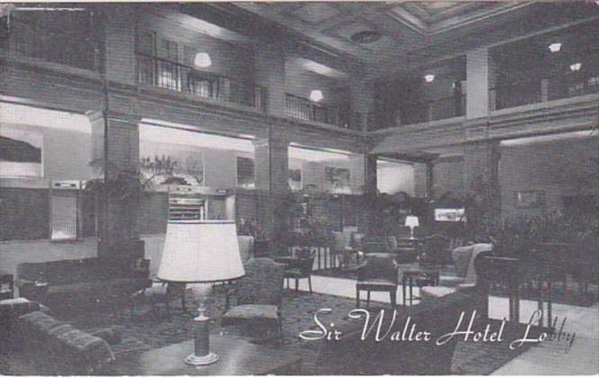 North Carolina Raleigh Hotel Sir Walter Lobby