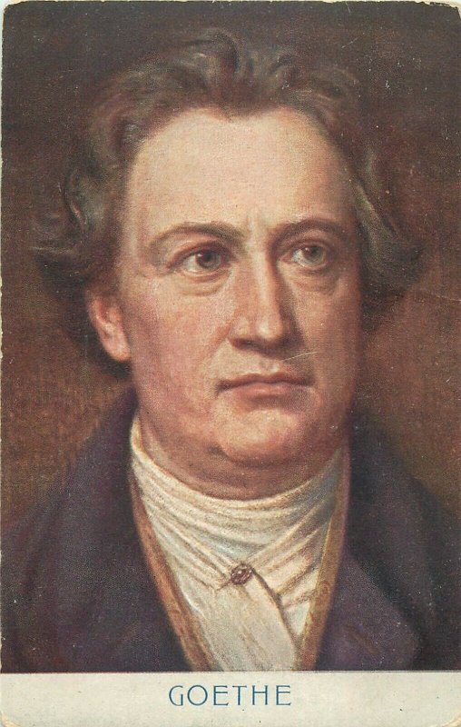 Goethe early postcard