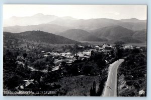 Jacala Hidalgo Mexico Postcard Panoramic View c1930's Unposted RPPC Photo