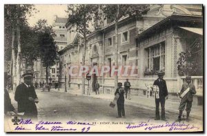 Postcard Old Vichy casino Street Seller Postcards TOP