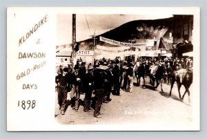 RPPC 1940's 2nd Ave Dawson Klondike And Dawson Gold Rush Days 1898 Real Photo