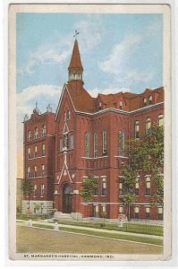 St Margaret's Hospital Hammond Indiana 1920s postcard