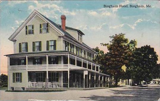 Maine Bingham Bingham Hotel 1918