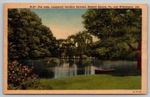 Vintage Delaware Postcard -  Longwood Gardens   Wilmington  1953