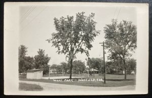 Mint USA Real Picture Postcard West Park Sheffield IL