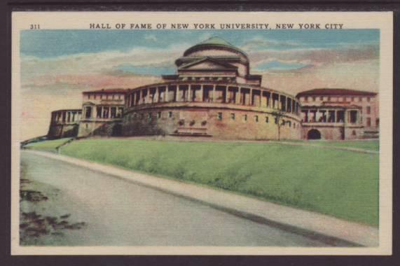 Hall of Fame,New York University,New York,NY Postcard 