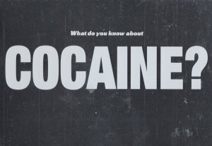 Cocaine Mirror Drugs Self Worth Advertising Postcard