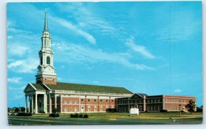 DALLAS, TX Texas ~ Park Cities BAPTIST CHURCH c1950s Dexter Press Postcard