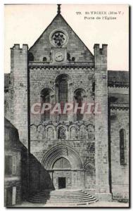Postcard Old St Yrieix Gate Church I