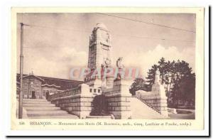 Besancon Old Postcard Memorial (M arch Boutterin Laethier Pasche and sculp)