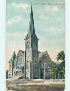 Divided-back CHURCH SCENE Honolulu Hawaii HI AD1991