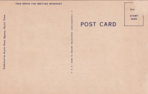 Austin TX Texas State Highway Building Postcard E36