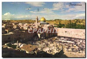 Postcard Modern Jerusalem Temple Area