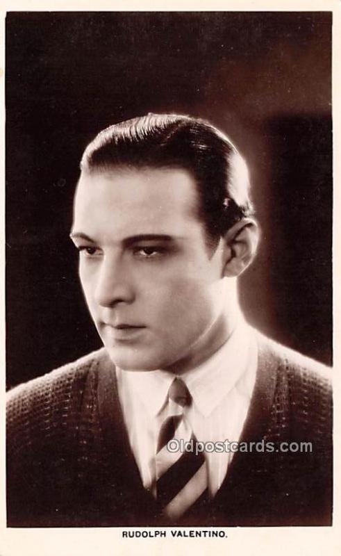 Rudolph Valentino Movie Star Actor Actress Film Star Unused 