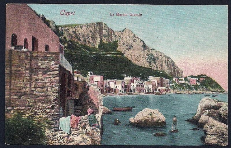 Great Marina Capri Italy unused c1910's