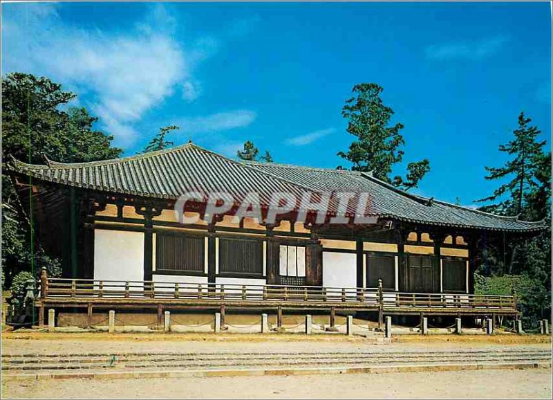 Postcard Modern National Theasure Hoekedo we Sangatsudo Temple Japan Japan