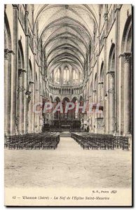 Vienna - The Nave of St. Maurice & # 39Eglise - Old Postcard