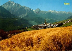 Switzerland Sent Panoramic View 1987