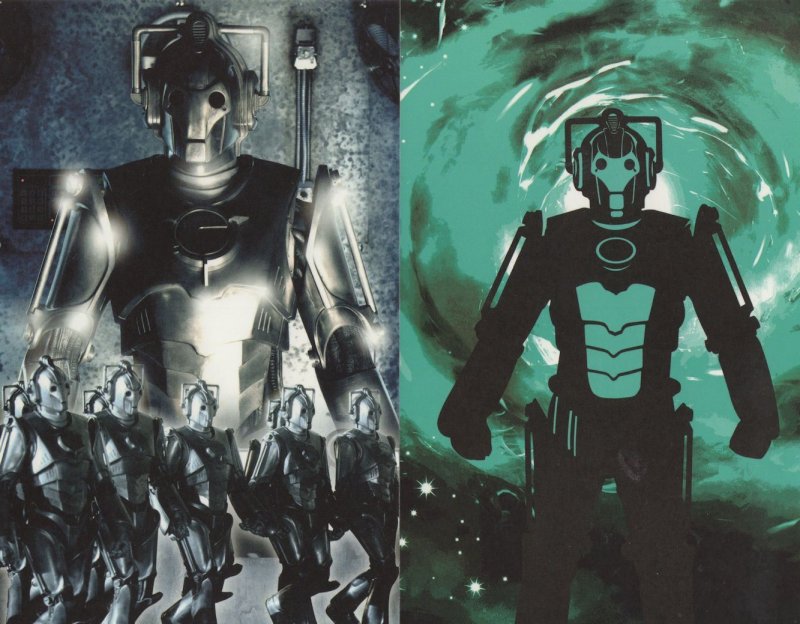 Doctor Dr Who Rise Of The Cybermen 2x TV Show Postcard s