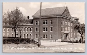 J90/ New Ulm Minnesota RPPC Postcard c40-50s Loretto Hospital 565