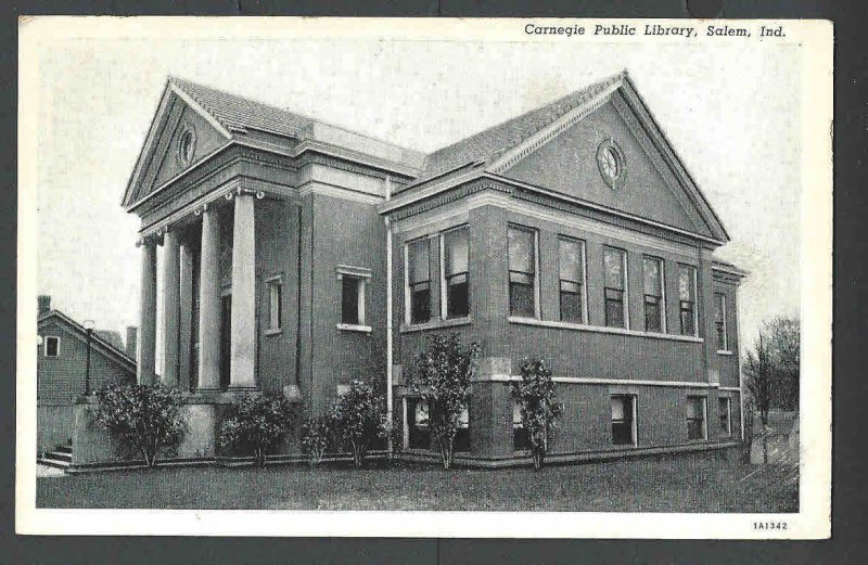 1956 PPC* Salem In Carnegie Public Library