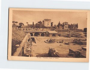 Postcard Casa di Tiberio, Palatino, Rome, Italy