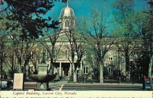 USA Capitol Building Carson City Nevada Vintage Postcard BS.09